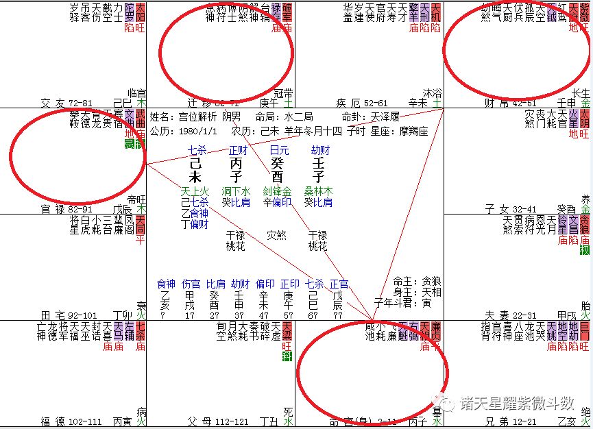 免费紫微命盘详解格局_紫微贪狼在命宫格局_紫微斗数格局分析