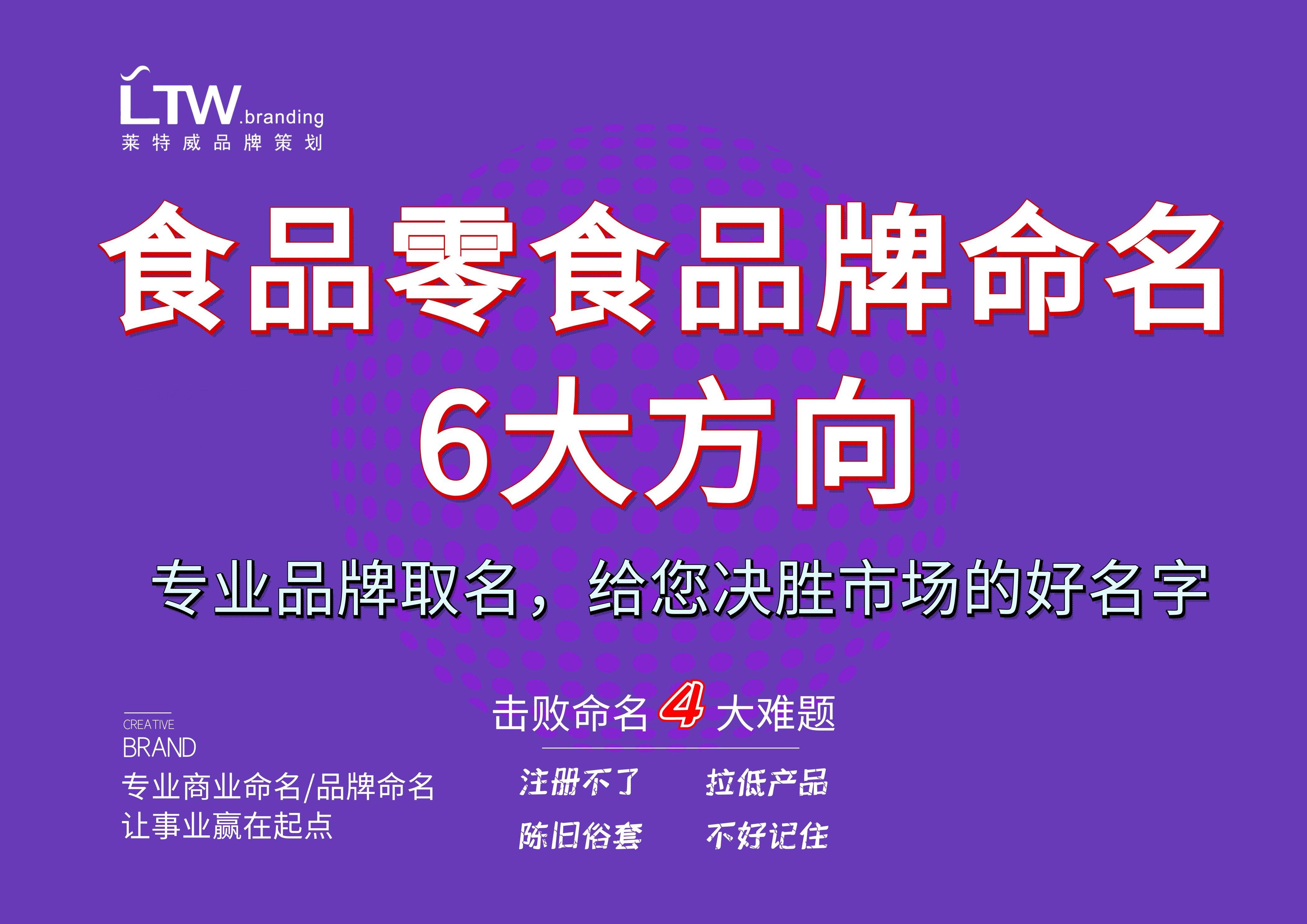 
食品公司起名要寓意好，这样能给人更好的印象