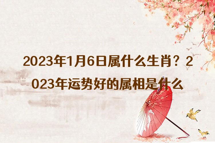 2023年1月6日属什么生肖提起2022年6月十二生肖运势